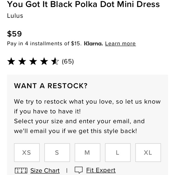 Lulu’s Polka Dot Mini Dress - Picture 2 of 4